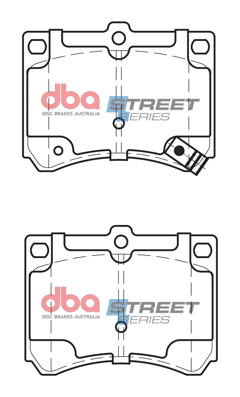 Brake Pads Street Series Ceramic | Rear Axle - DB1177SS