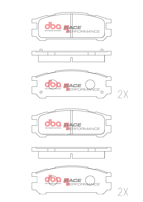 Brake Pads Race Performance - DB1186RP