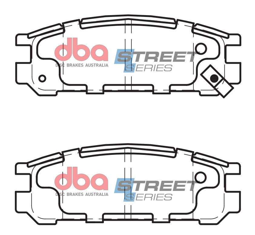 Brake Pads Street Series Ceramic | Rear Axle - DB1186SS