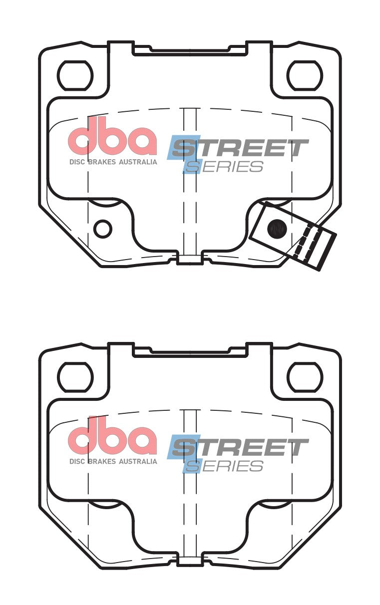 Brake Pads Street Series Ceramic | Rear Axle - DB1220SS