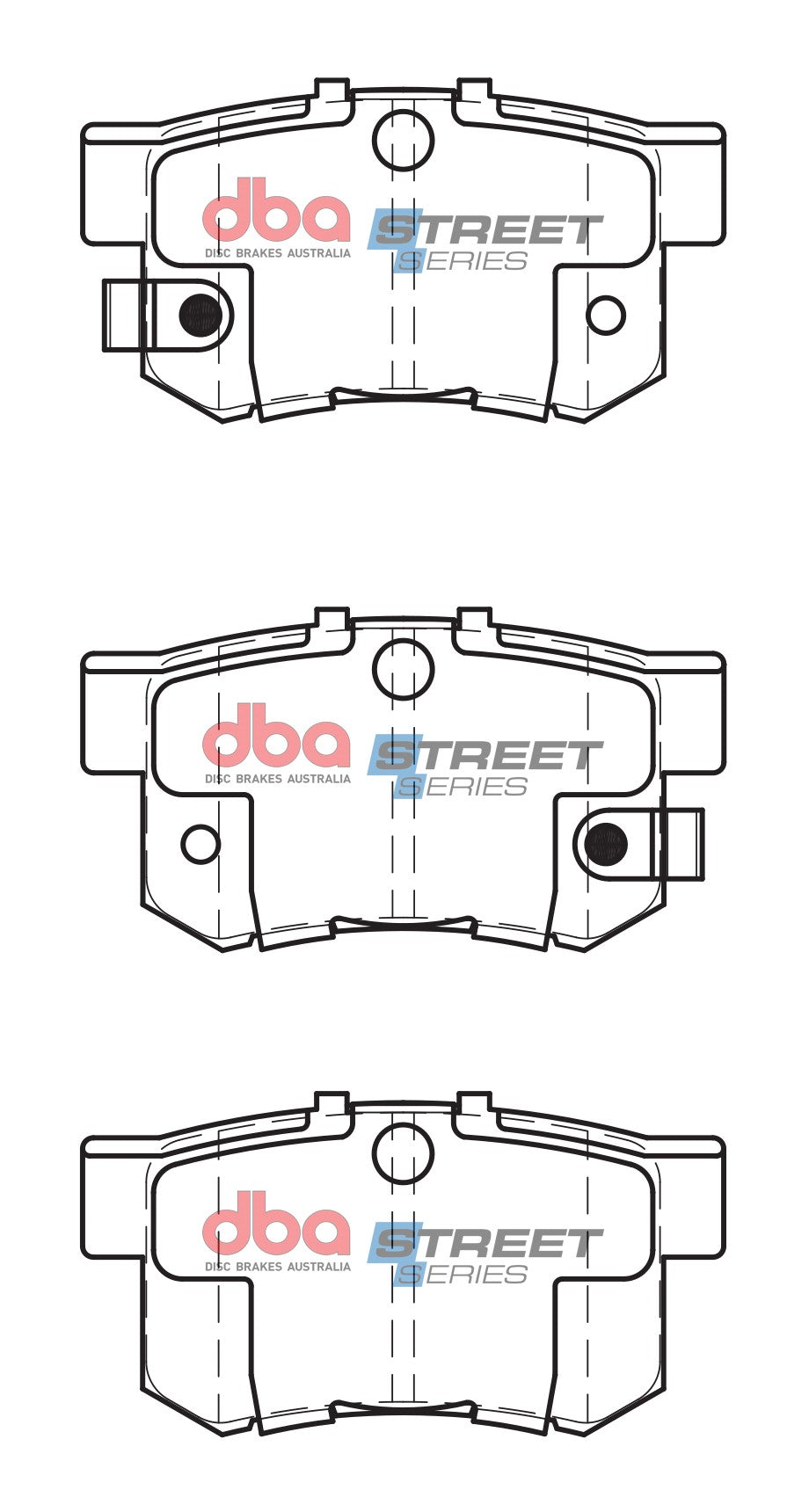 Brake Pads Street Series Ceramic | Rear Axle - DB1230SS
