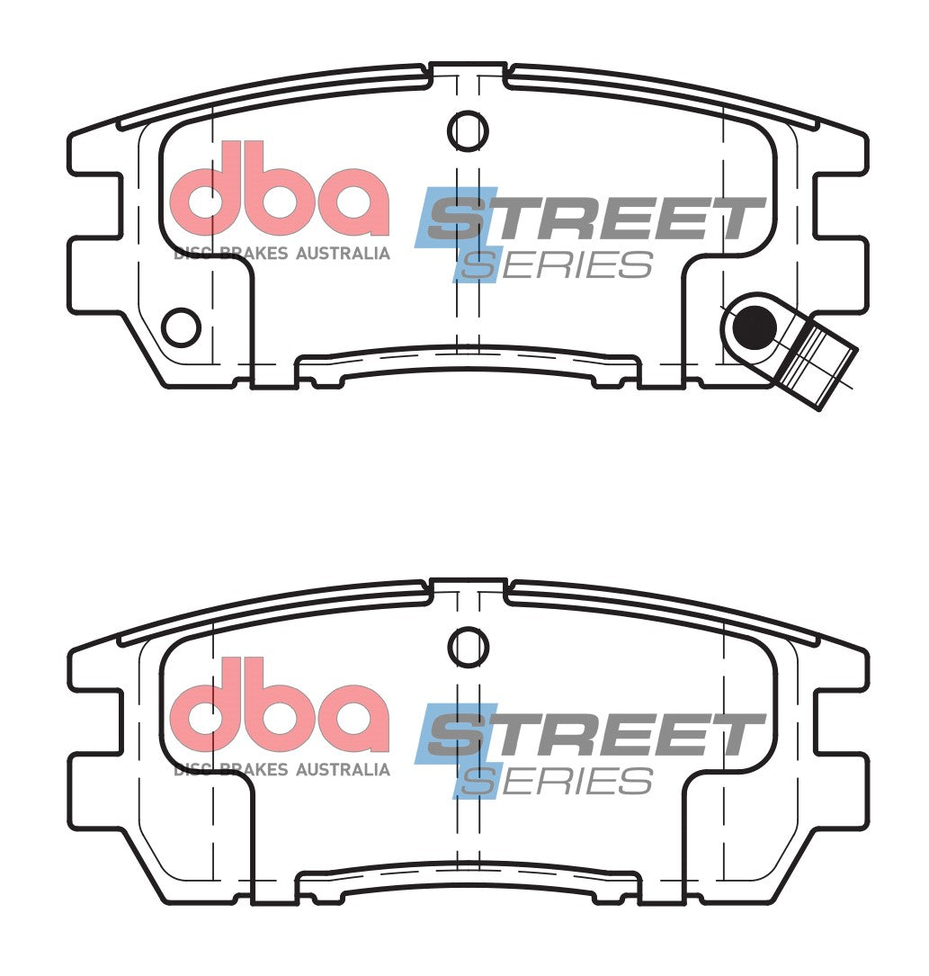 Brake Pads Street Series Ceramic | Rear Axle - DB1231SS