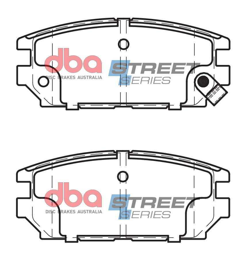 Brake Pads Street Series Ceramic | Rear Axle - DB1238SS