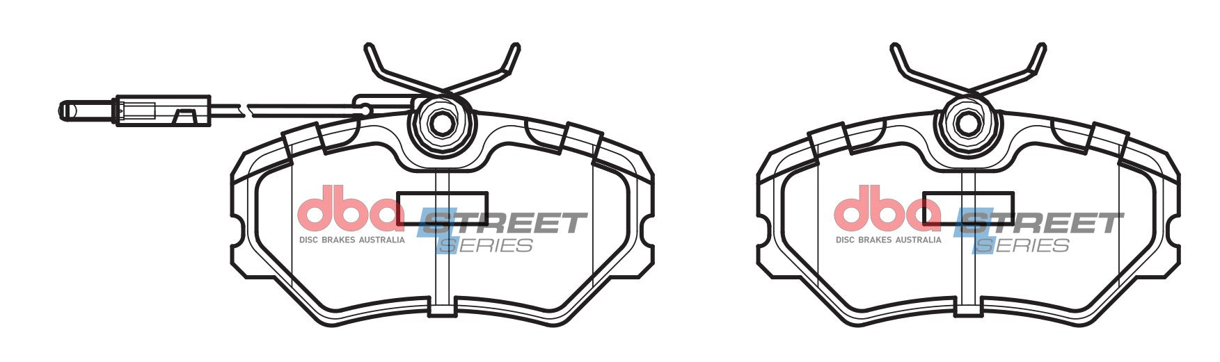 Brake Pads Street Series Ceramic | Front Axle - DB1258SS