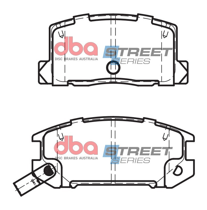 Brake Pads Street Series Ceramic | Rear Axle - DB1260SS