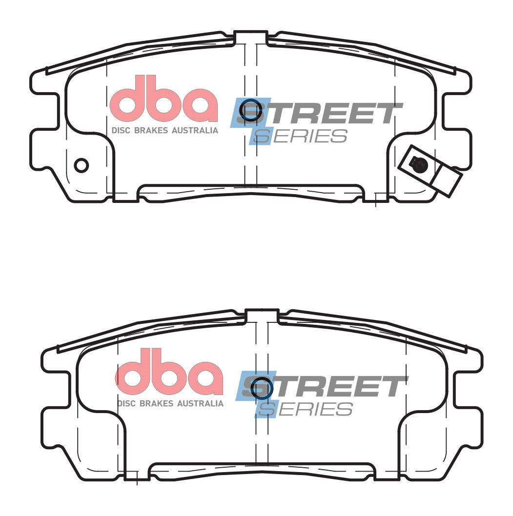 Brake Pads Street Series Ceramic | Rear Axle - DB1280SS