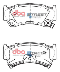 Brake Pads Street Series Ceramic | Front Axle - DB1302SS