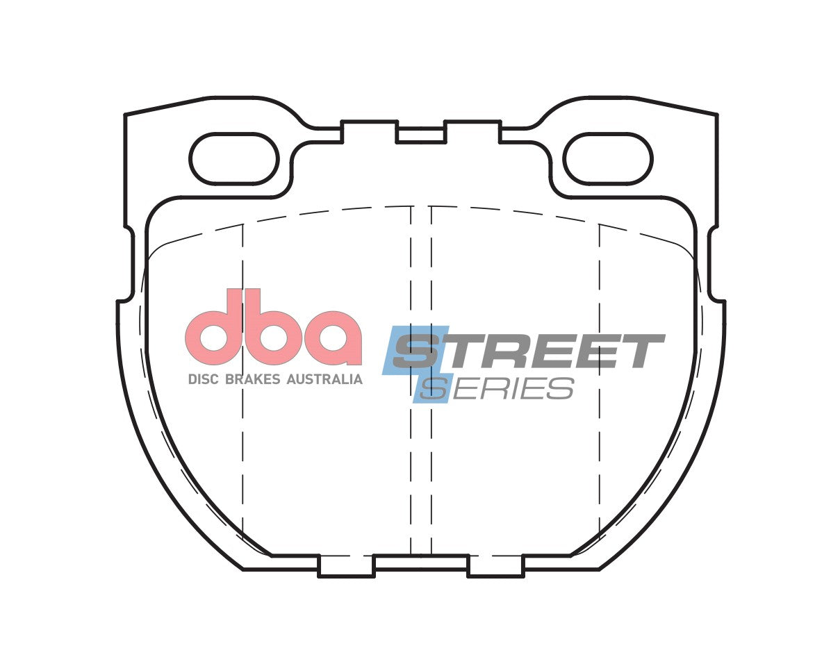 Brake Pads Street Series Semi-metallic | Rear Axle - DB1306SS