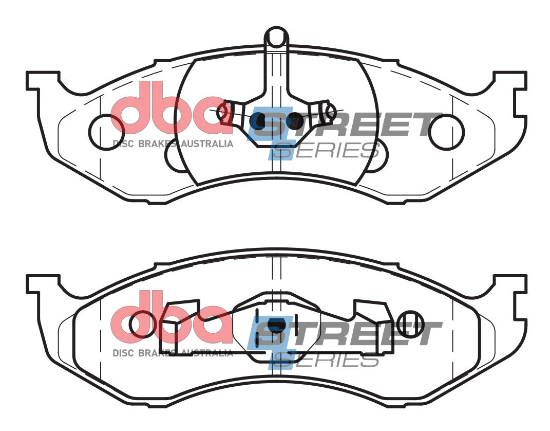 Brake Pads Street Series Semi-metallic | Front Axle - DB1311SS