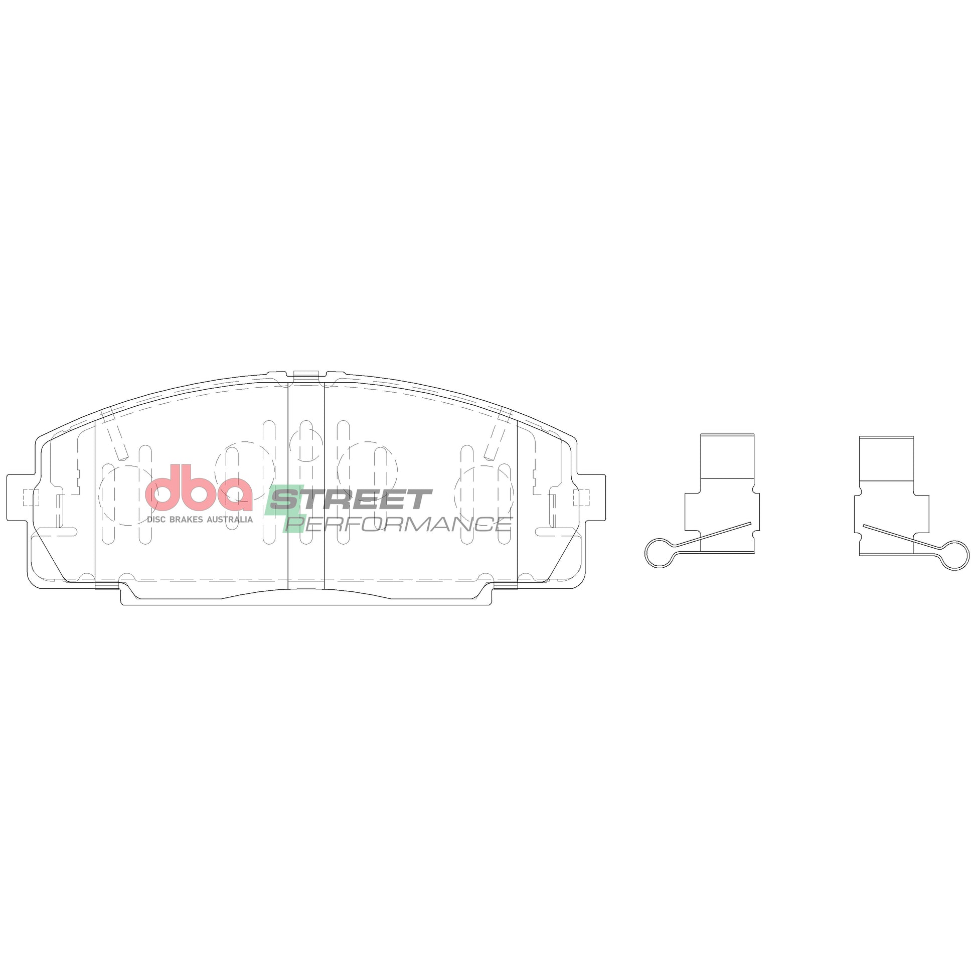 Brake Pads Street Performance | Front Axle - DB1328SP