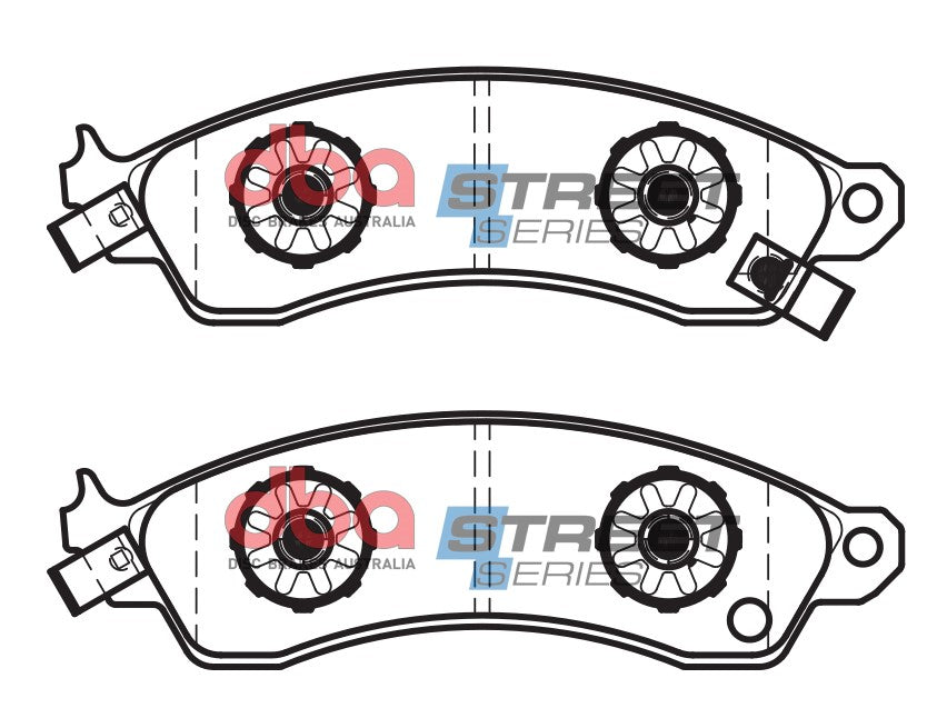 Brake Pads Street Series Ceramic | Front Axle - DB1353SS