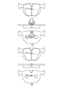Brake Pads Race Performance - DB1397RP