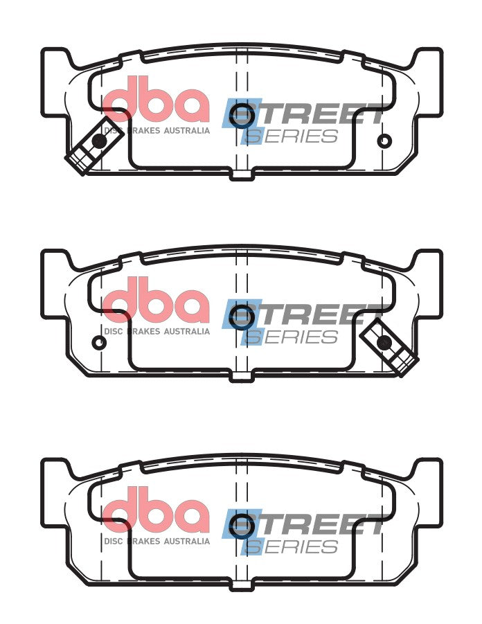 Brake Pads Street Series Ceramic | Rear Axle - DB1399SS