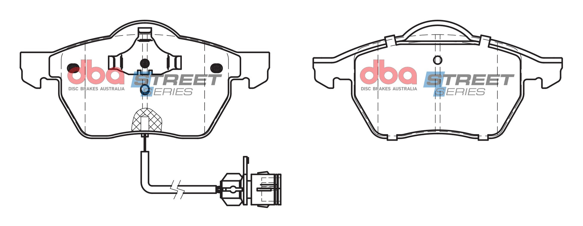 Brake Pads Street Series Ceramic | Front Axle - DB1404SS