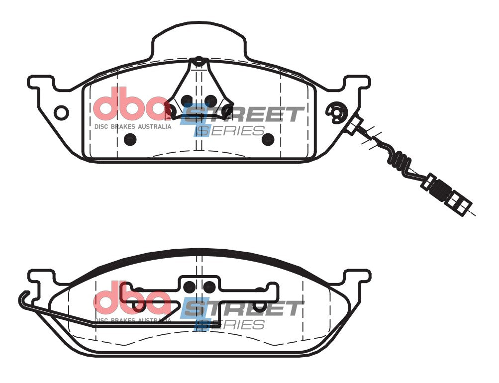 Brake Pads Street Series Ceramic | Front Axle - DB1406SS