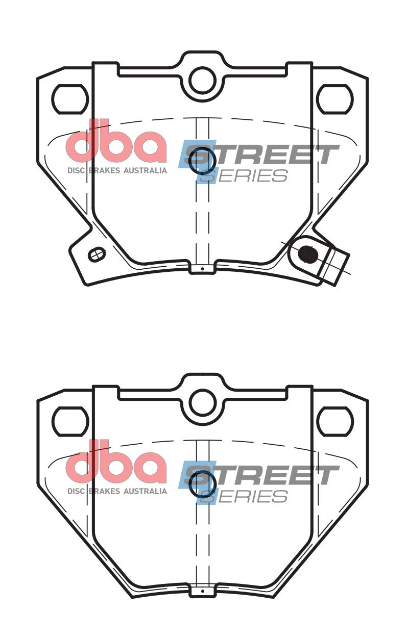 Brake Pads Street Series Ceramic | Rear Axle - DB1429SS
