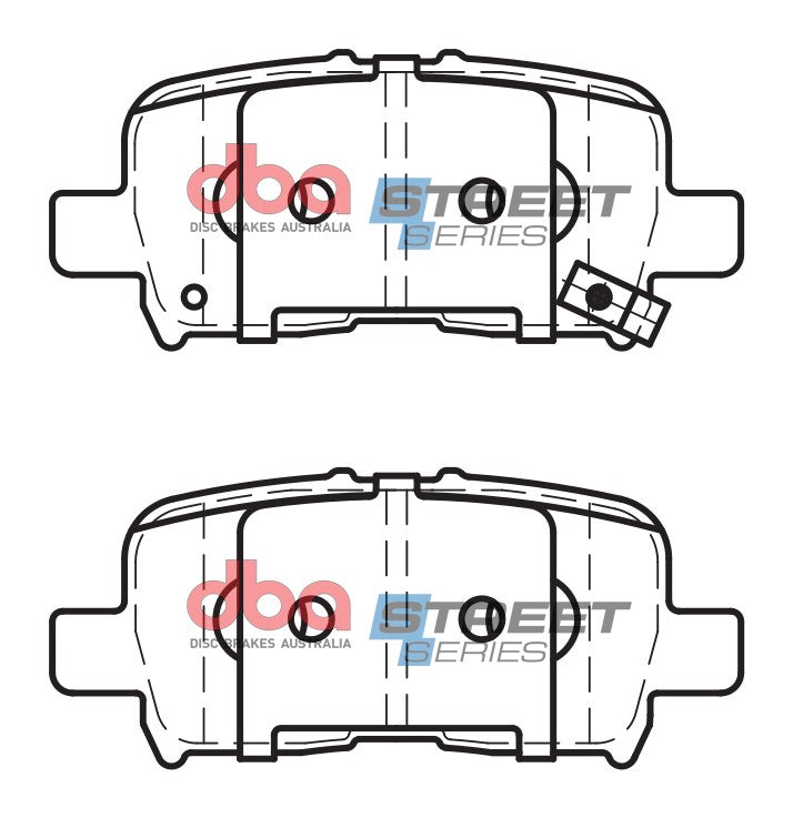Brake Pads Street Series Ceramic | Rear Axle - DB1440SS