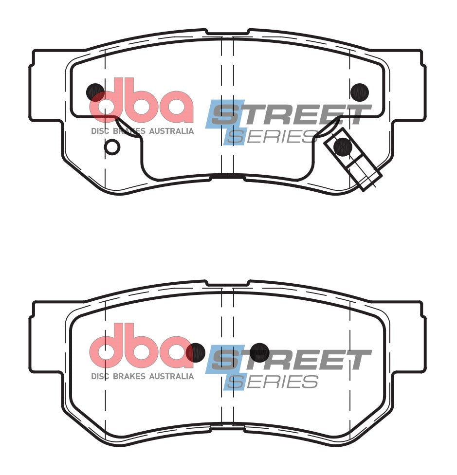Brake Pads Street Series Ceramic | Rear Axle - DB1451SS