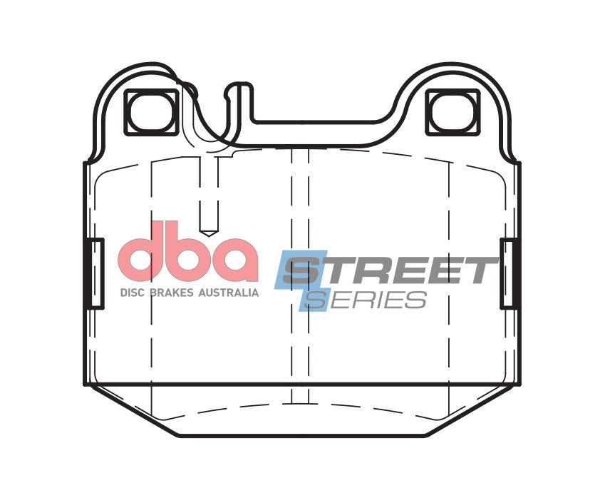 Brake Pads Street Series Ceramic | Rear Axle - DB1461SS