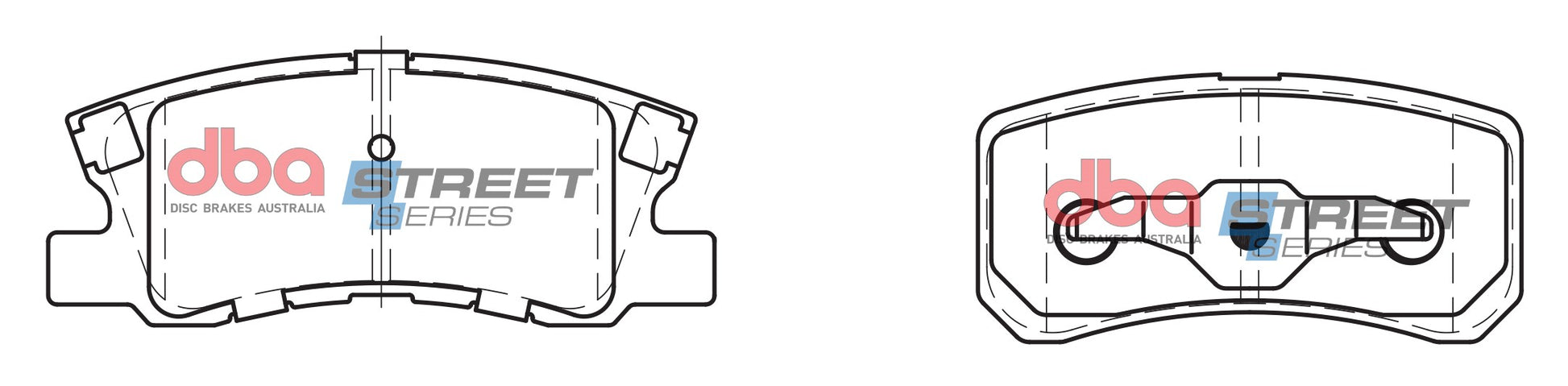 Brake Pads Street Series Ceramic | Rear Axle - DB1464SS