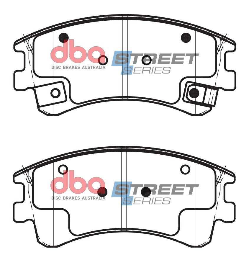 Brake Pads Street Series Ceramic | Front Axle - DB1484SS