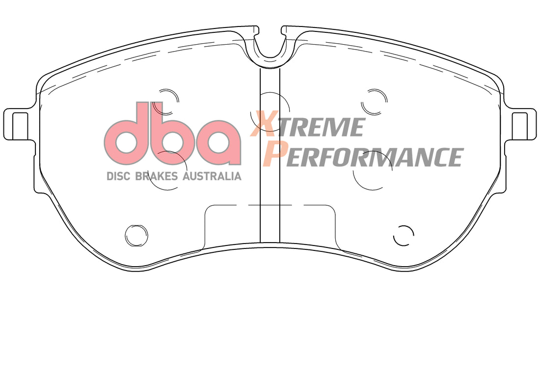 Brake Kit - 4000 Series T3 Slotted & Xtreme Performance Brake Pads (2x DBA42776S + DB15001XP) - DBA42776S-15001XP