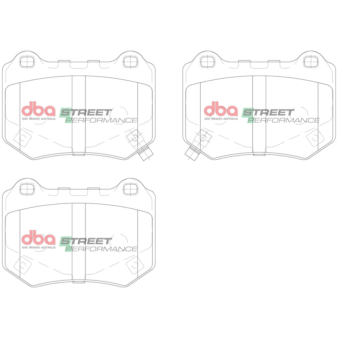 Brake Pads Street Performance | Rear Axle - DB15007SP