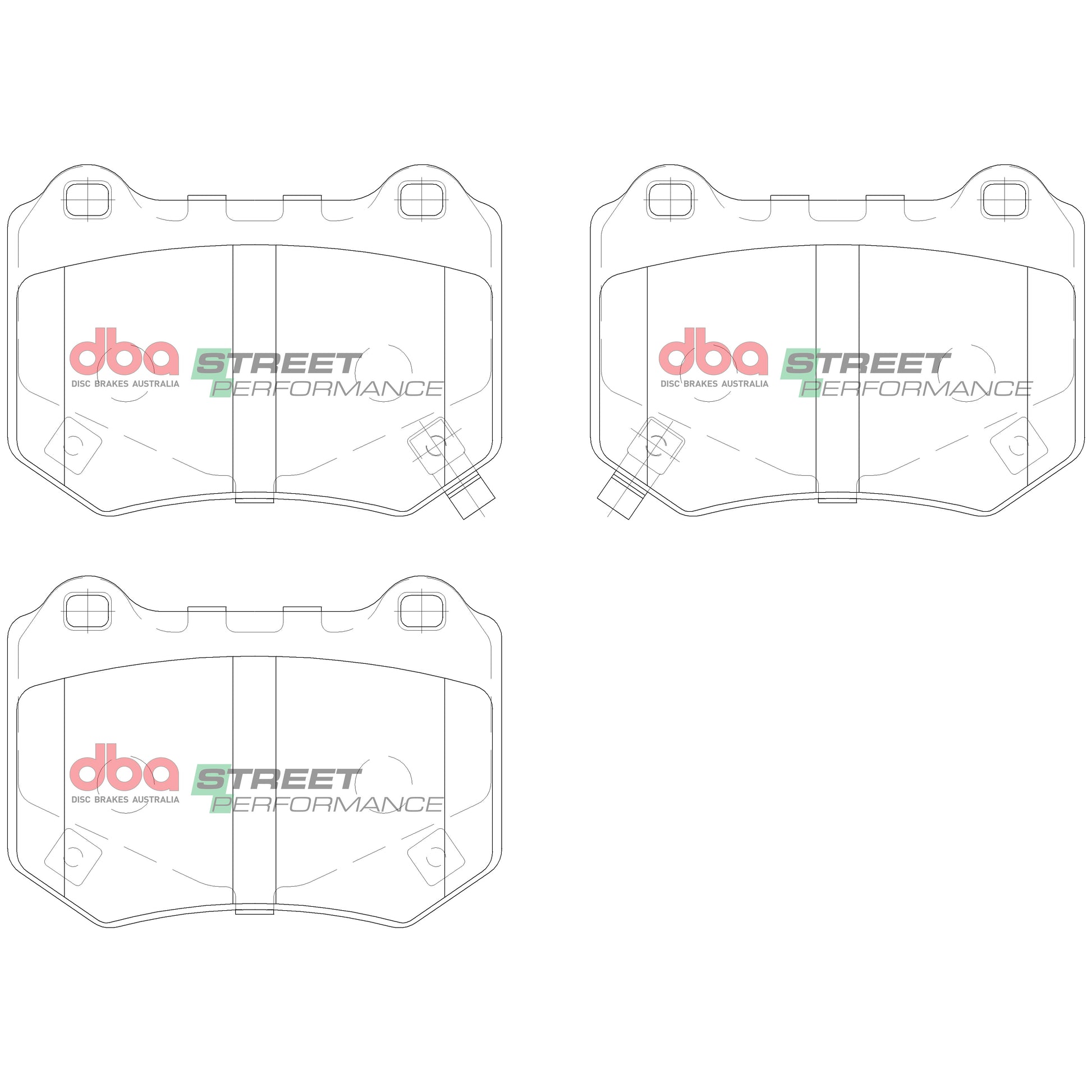 Brake Pads Street Performance | Rear Axle - DB15007SP