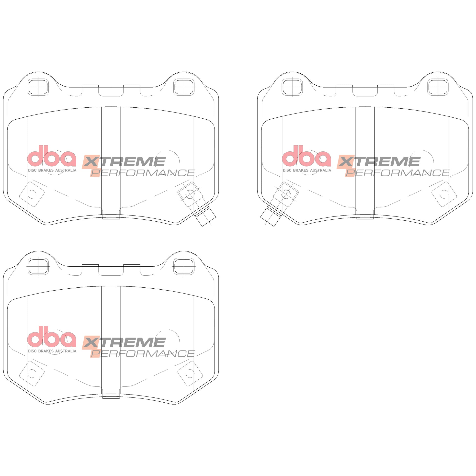 Brake Pads Xtreme Performance ECE R90 certified | Rear Axle - DB15007XP