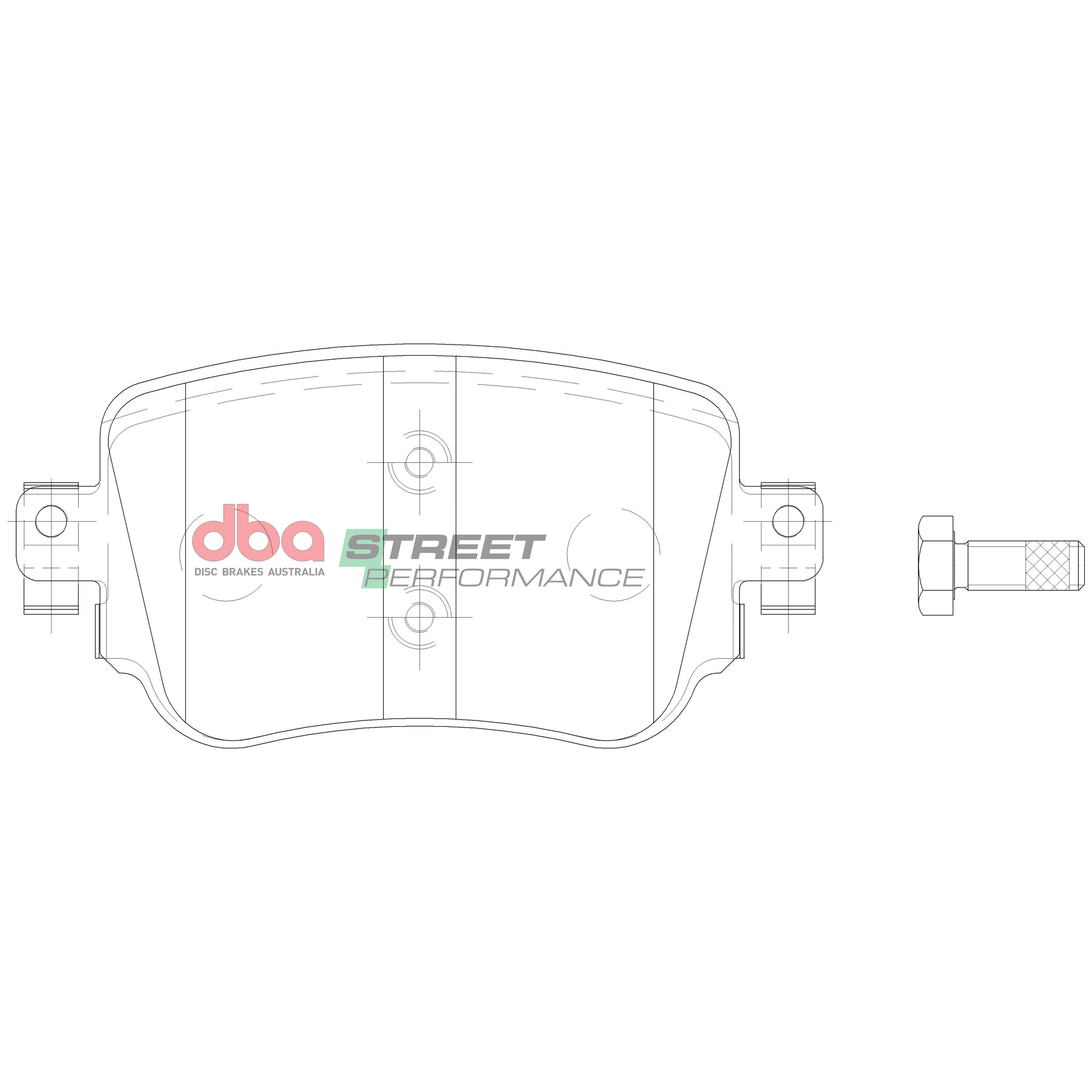 Brake Pads Street Performance | Rear Axle - DB15009SP