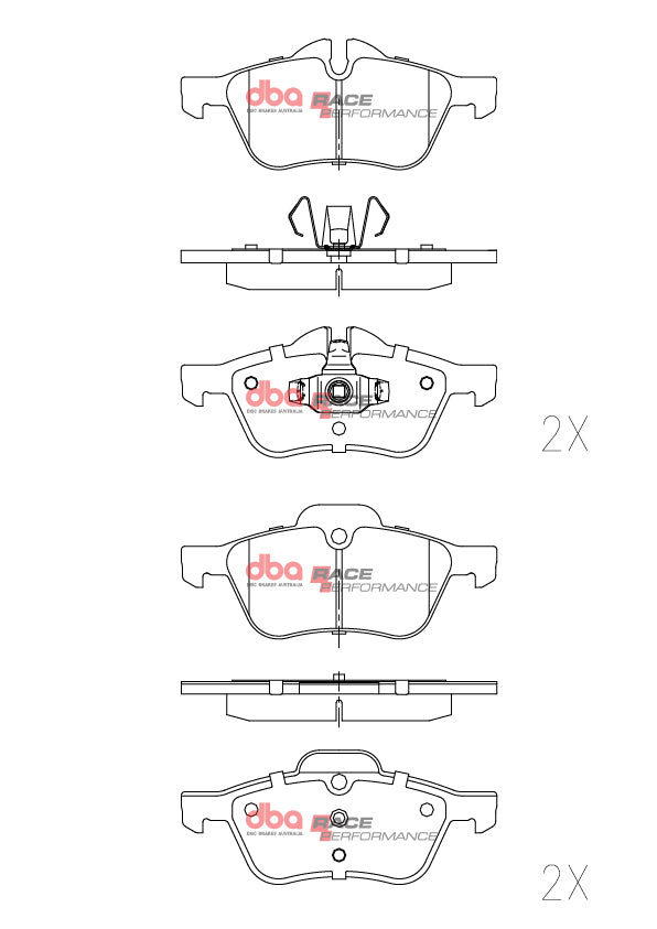 Brake Pads Race Performance - DB1500RP
