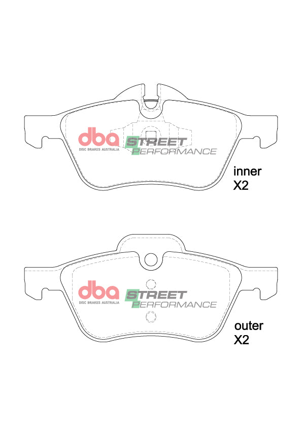 Brake Pads Street Performance | Front Axle - DB1500SP