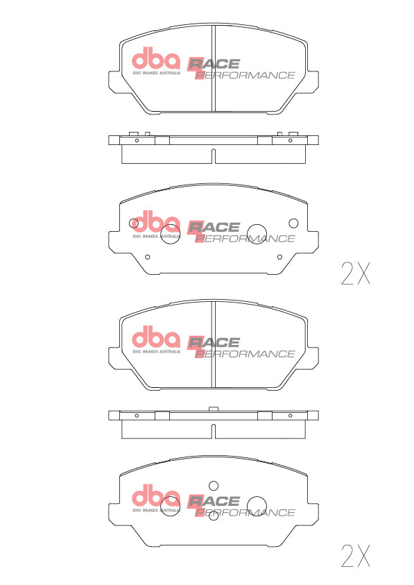 Brake Pads Race Performance - DB15012RP