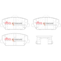 Brake Kit - 4000 Series T3 Slotted & Xtreme Performance Brake Pads (2x DBA43148S + DB15012XP) - DBA43148S-15012XP