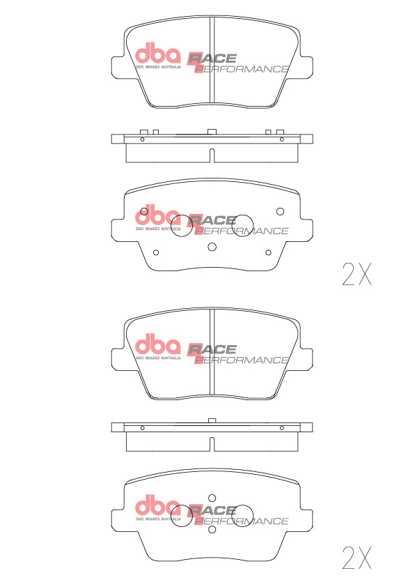 Brake Pads Race Performance - DB15013RP