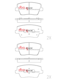 Brake Pads Race Performance - DB15013RP