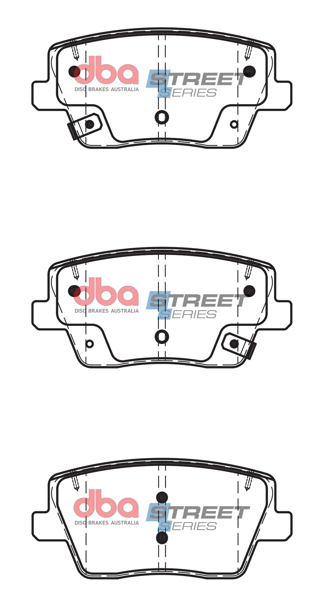 Brake Pads Street Series Ceramic | Rear Axle - DB15013SS