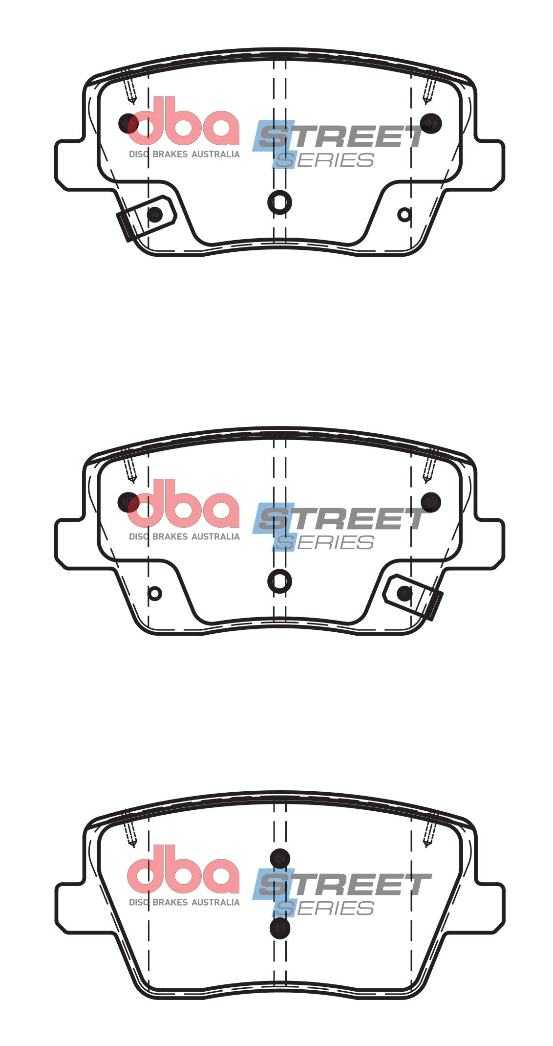 Brake Pads Street Series Ceramic | Rear Axle - DB15013SS