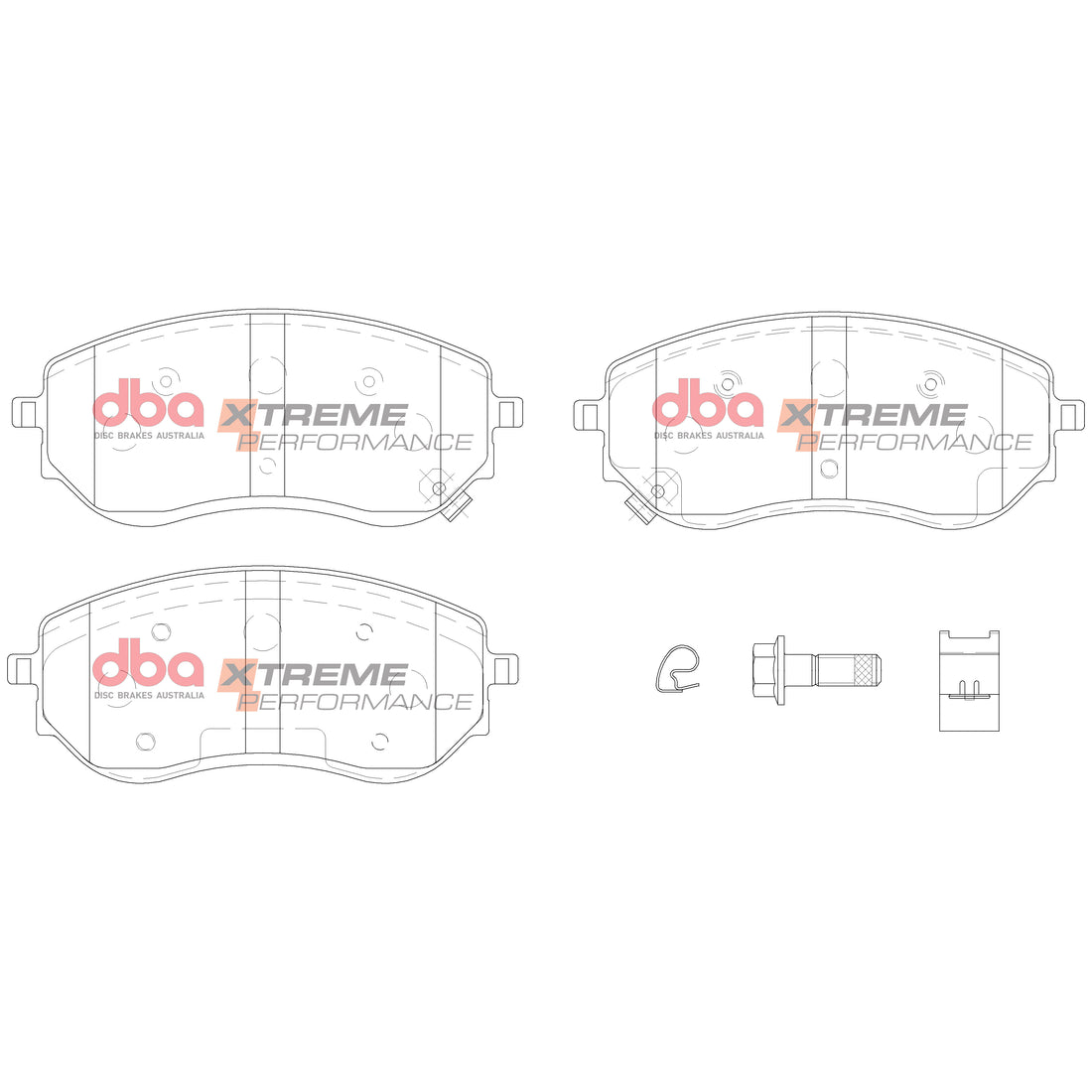 Brake Pads Xtreme Performance | Front Axle - DB15014XP