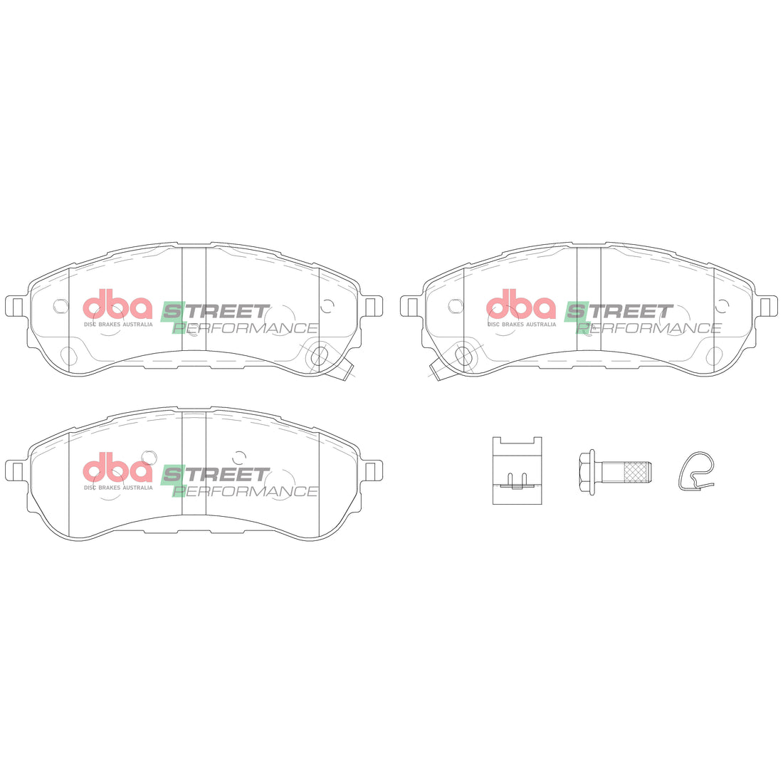 Brake Pads Street Performance | Rear Axle - DB15016SP