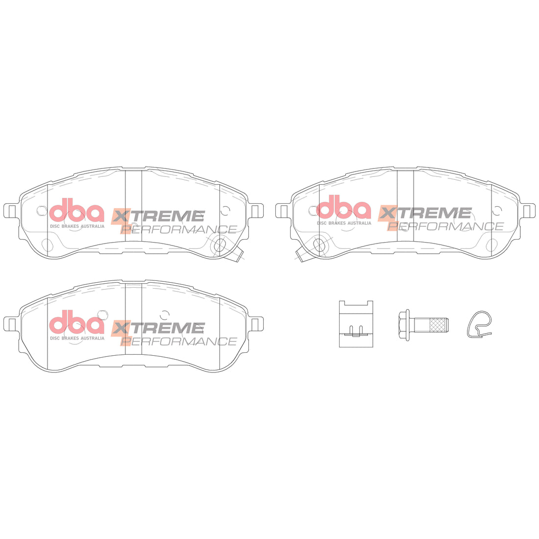 Brake Pads Xtreme Performance ECE R90 certified | Rear Axle - DB15016XP
