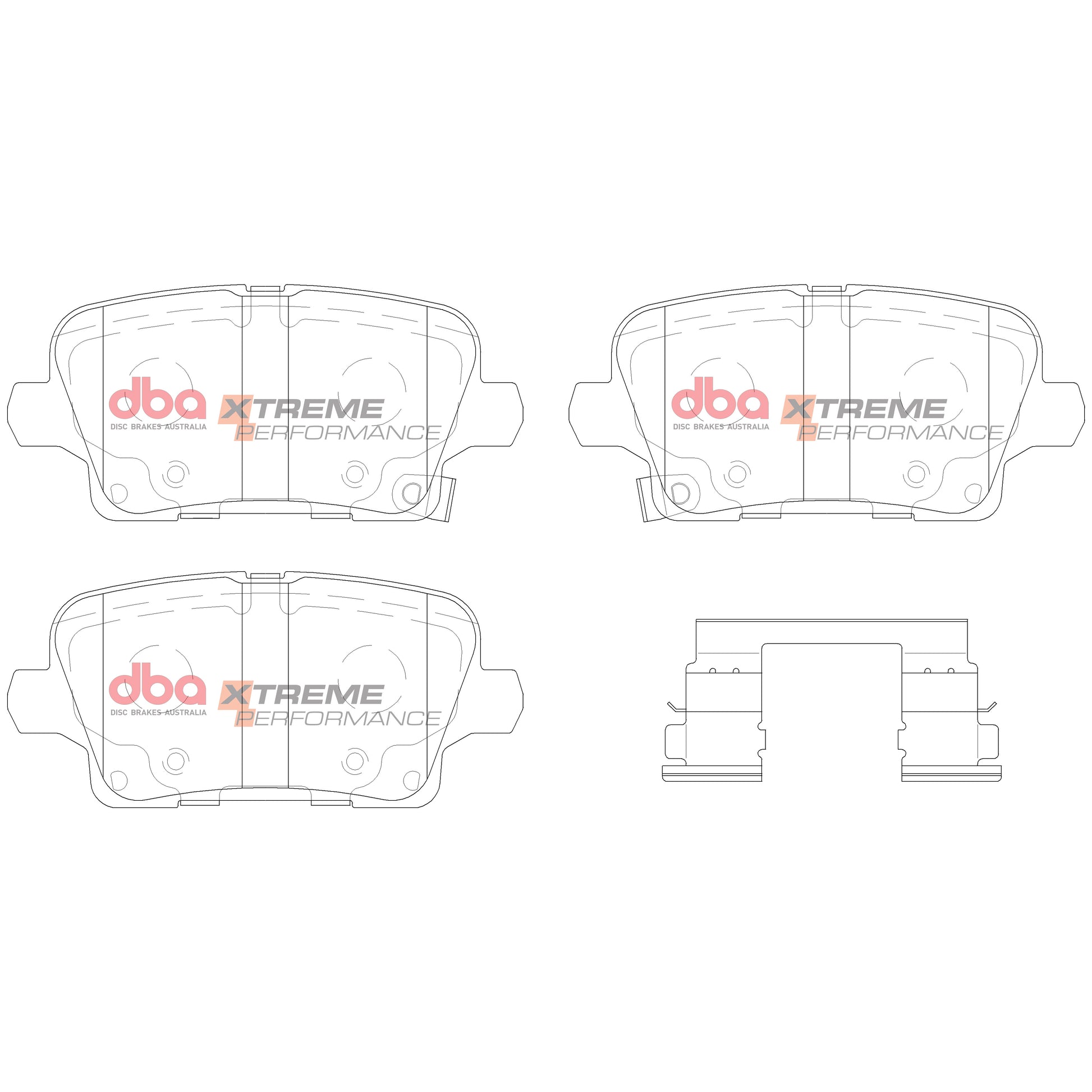 Brake Pads Xtreme Performance | Rear Axle - DB15019XP