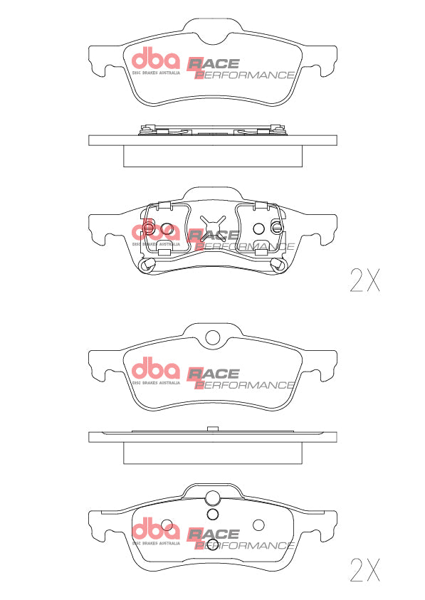 Brake Pads Race Performance - DB1501RP
