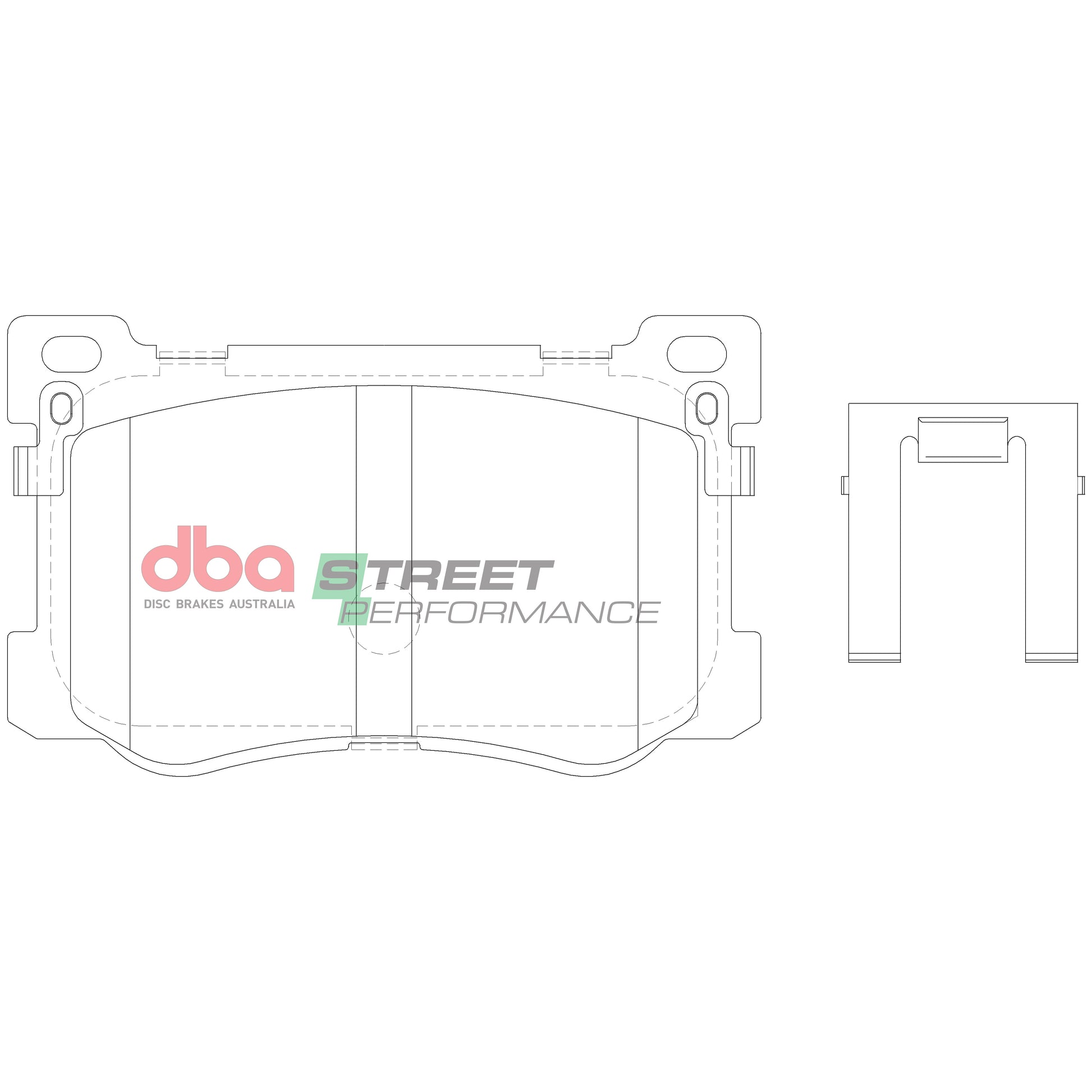 Brake Pads Street Performance | Front Axle - DB15021SP