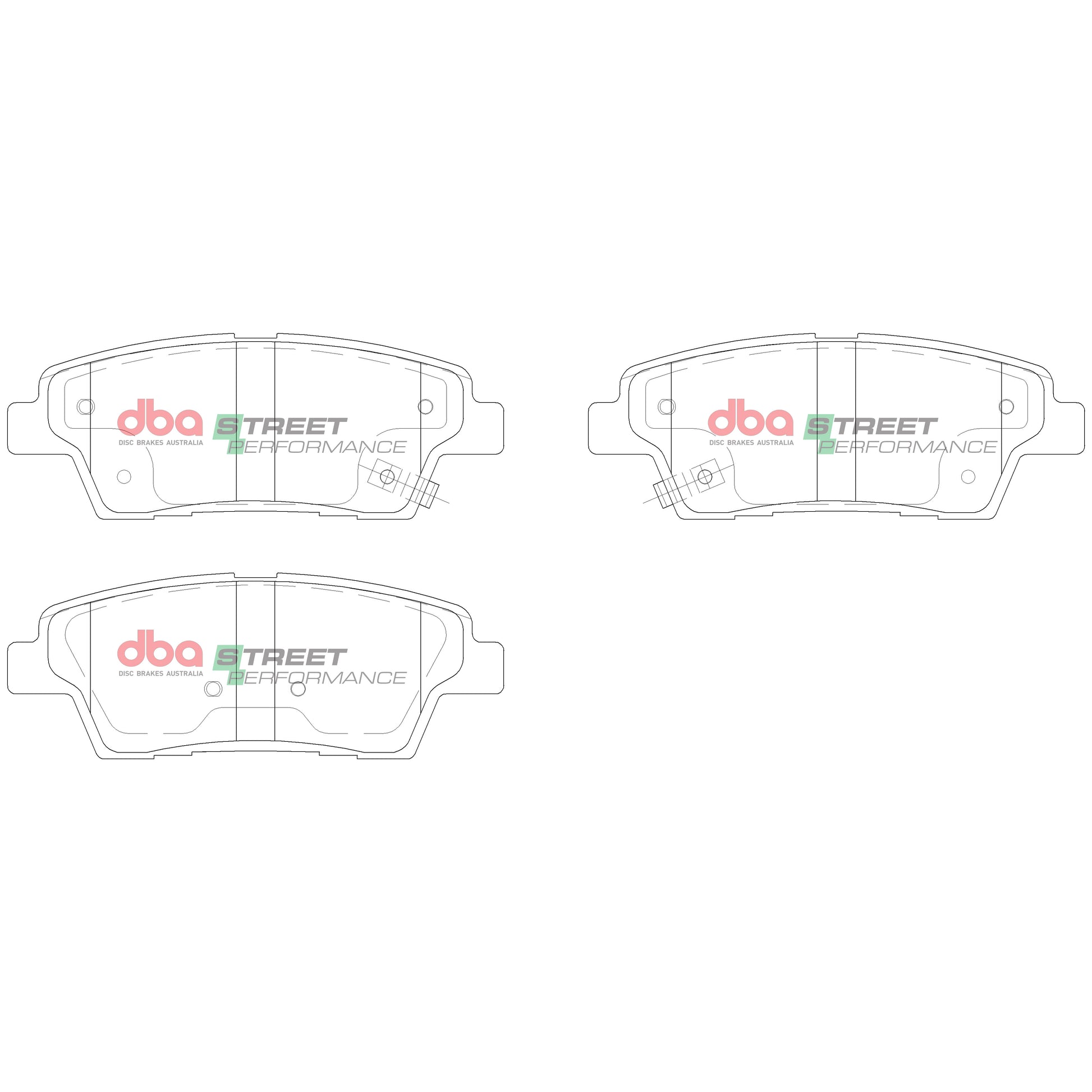 Brake Pads Street Performance | Rear Axle - DB15022SP