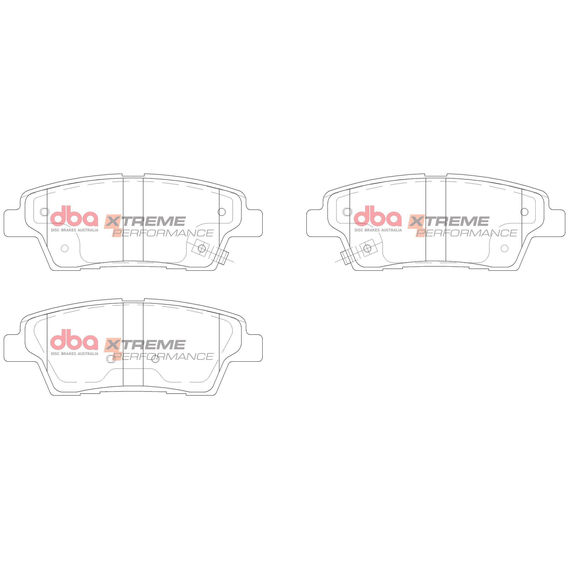 Brake Pads Xtreme Performance | Rear Axle - DB15022XP