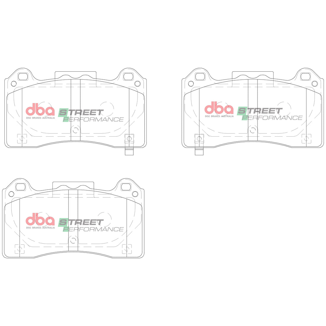 Brake Pads Street Performance | Front Axle - DB15025SP