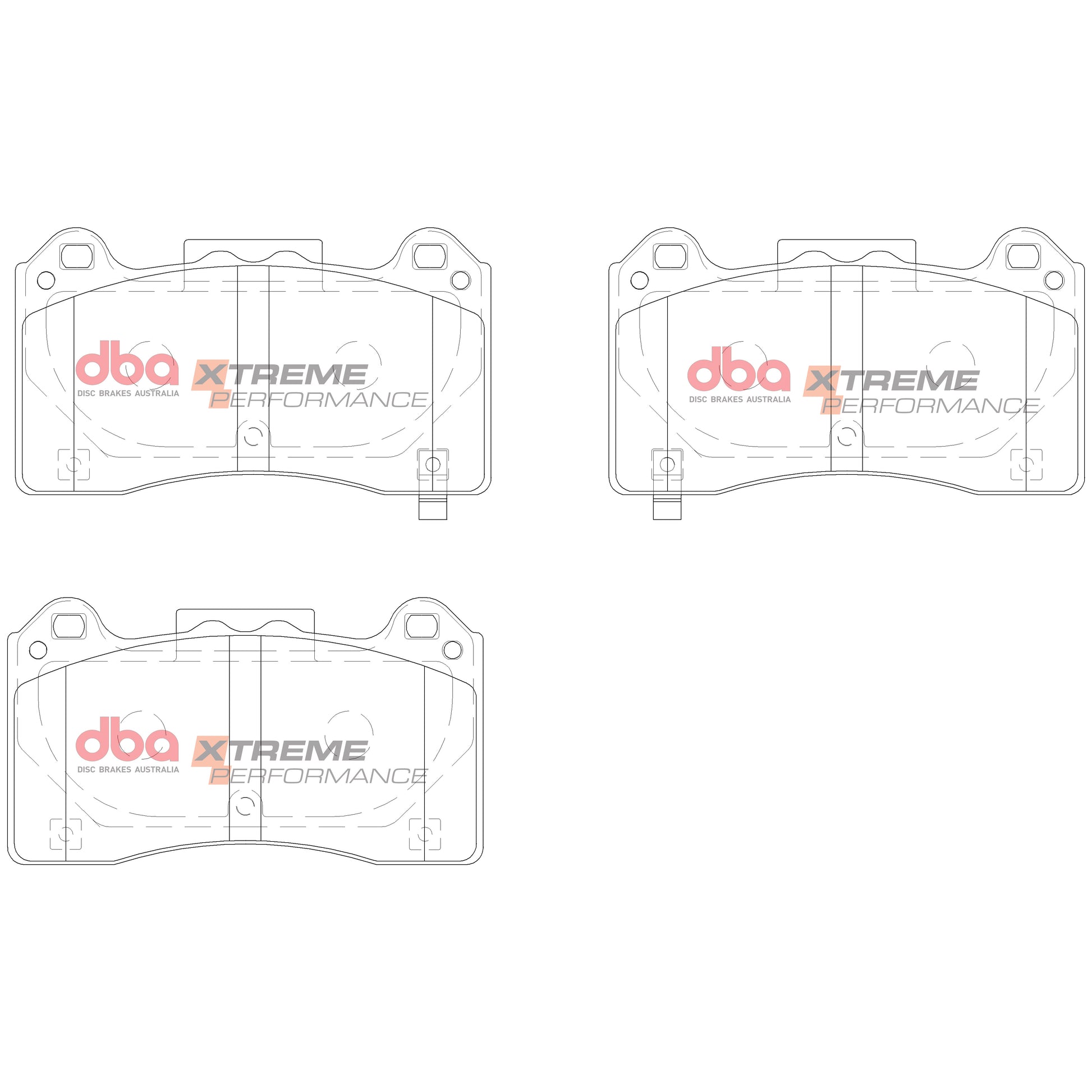 Brake Pads Xtreme Performance | Front Axle - DB15025XP