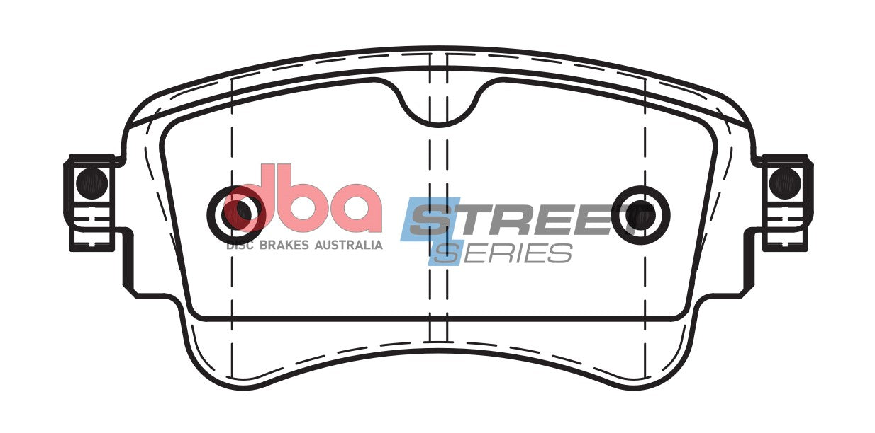 Brake Pads Street Series Ceramic | Rear Axle - DB15032SS