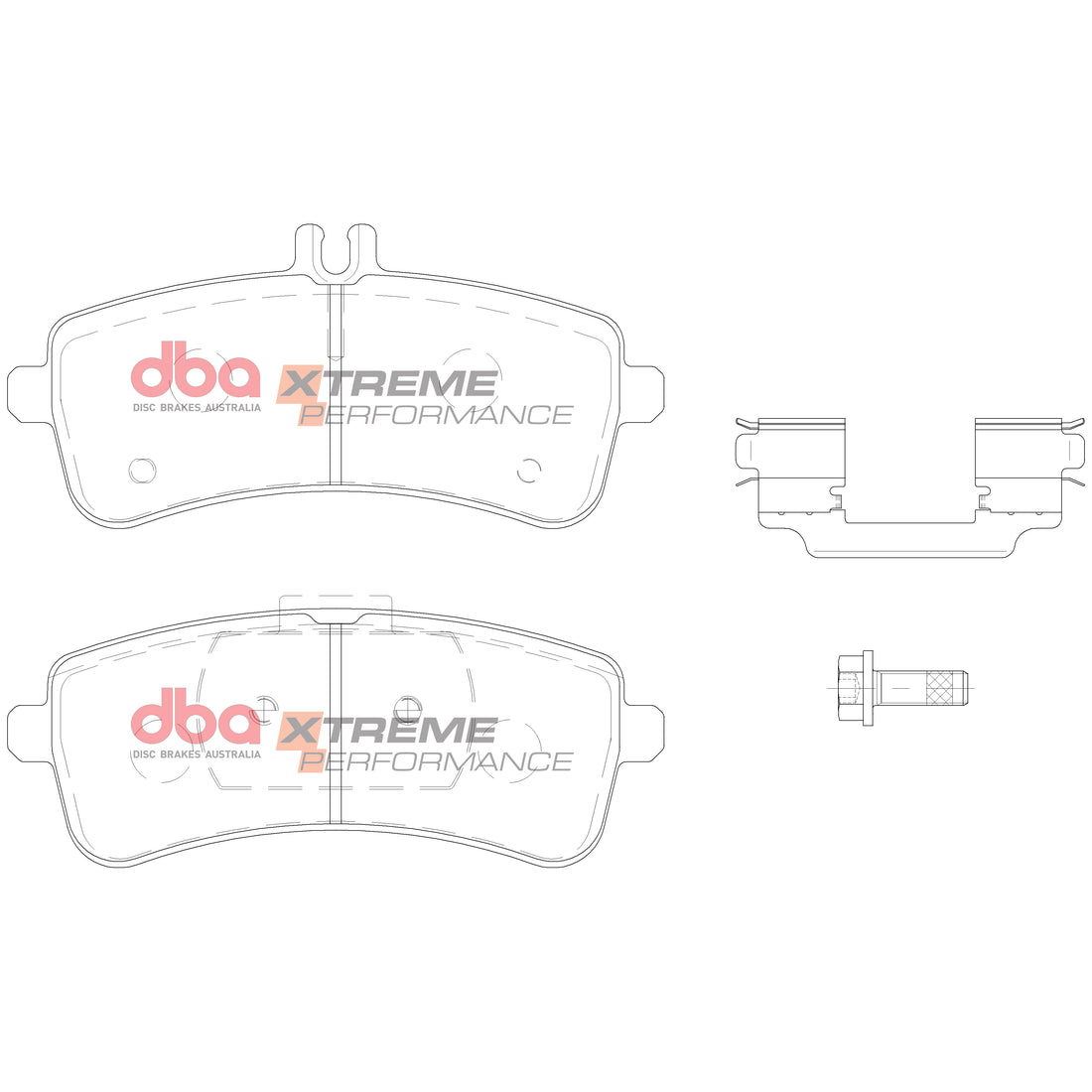 Brake Pads Xtreme Performance | Rear Axle - DB15034XP